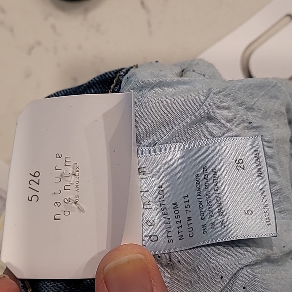 Nature Denim Flare Mid Rise Jeans 5/26 - Picture 6 of 6